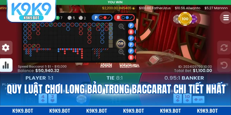 Quy luật chơi long bảo trong Baccarat chi tiết nhất Quy luật chơi long bảo trong Baccarat chi tiết nhất